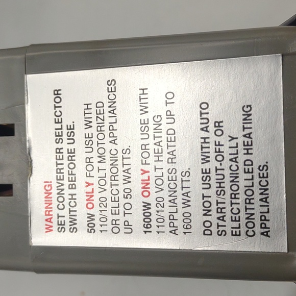 Vintage voltage valet model vccp foreign electricity converter kit - Picture 7 of 11